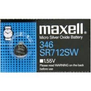 Бутонна батерия сребърна MAXELL SR712 SW 1.55V  / 346